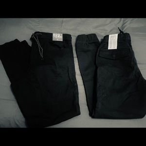 2 pairs black men’s joggers sz medium. West 49, Price for both pairs.